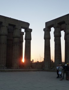 Luxor Sonnenuntergang