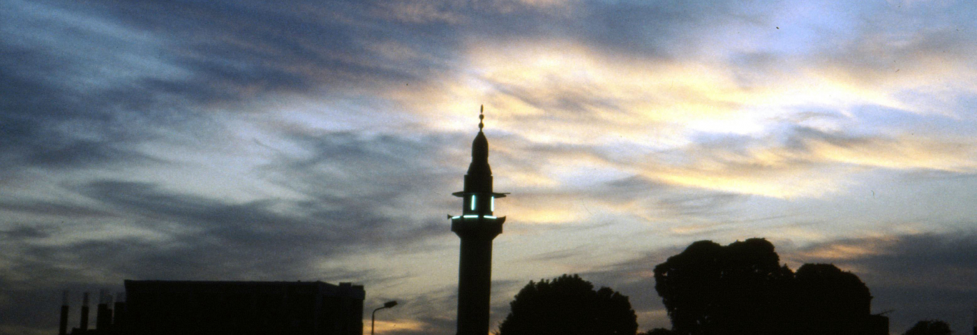 Ägypten Moschee im Abendlicht