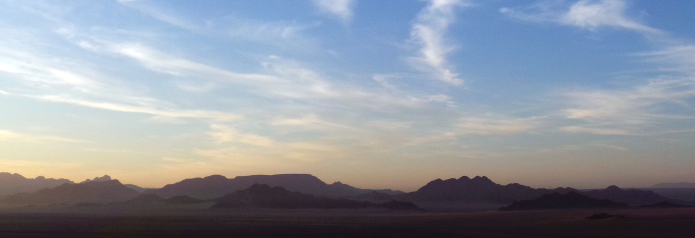 Namiba Himmel über der Wüste