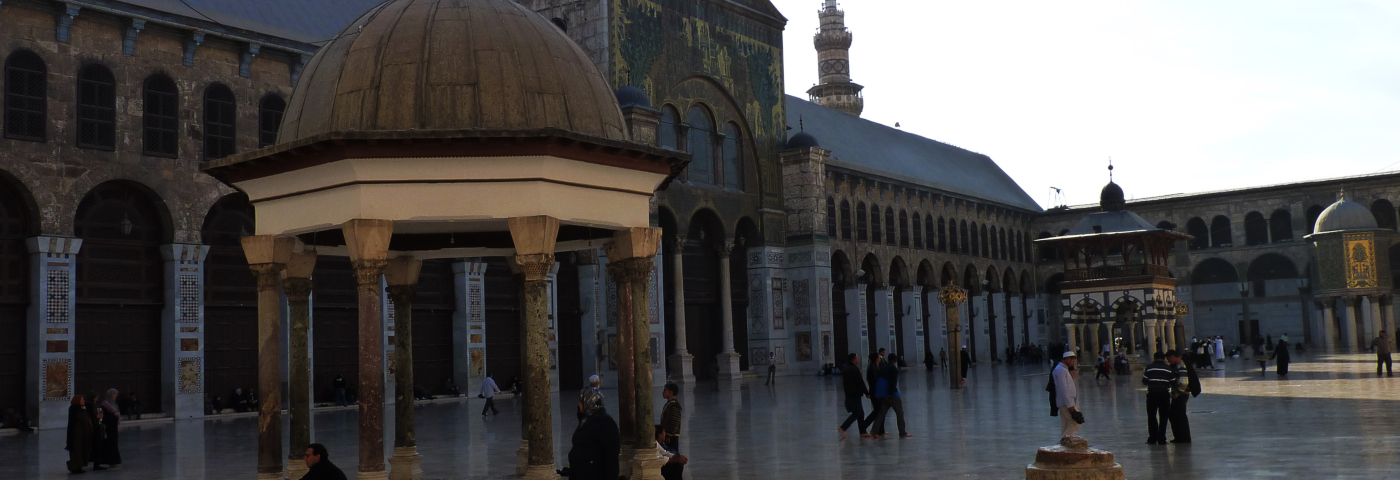 Omajjaden Moschee im Innenhof